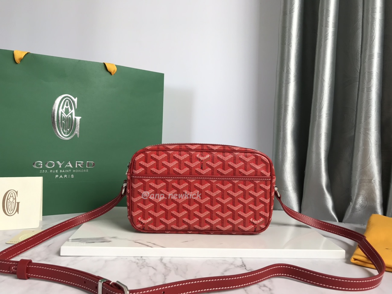 Goyard Cap Vert Camera Bag 13 Cm X 6.5 Cm X 22 Cm (13) - www.newkick.vip
